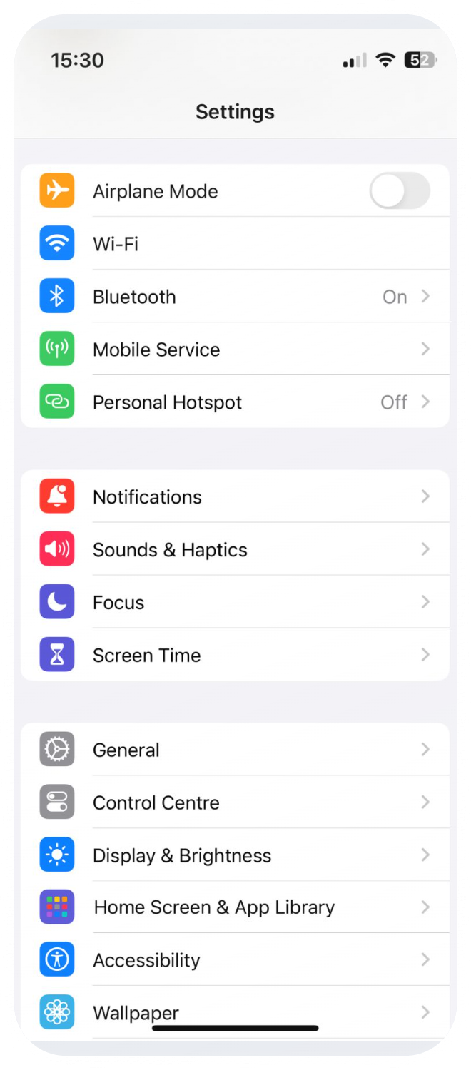 How to block apps temporarily - step 1