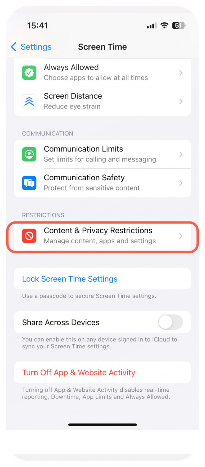 Block default apps like Safari or Camera - Step 2