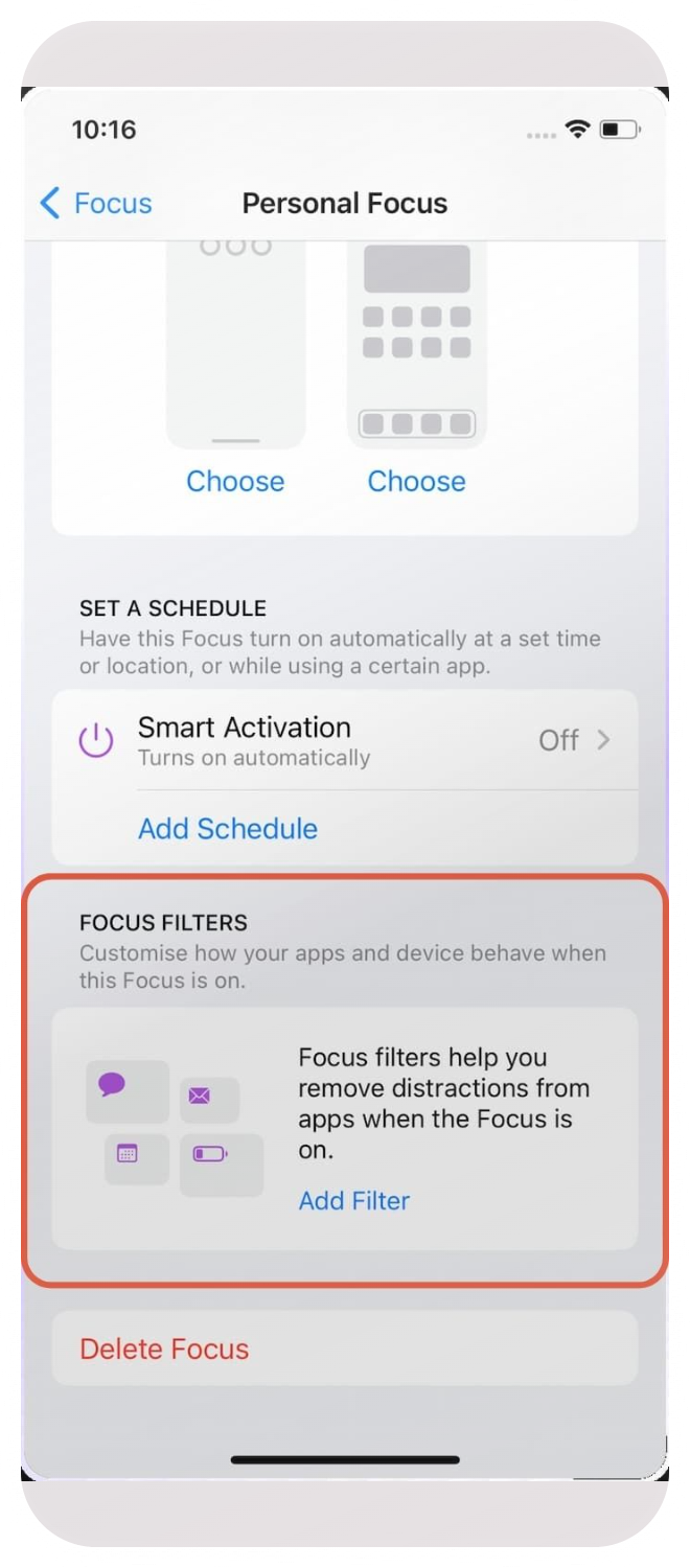 Block apps for a defined timespan - Step 2
